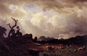 Thunderstorm in the Rocky Mountains Albert Bierstadt